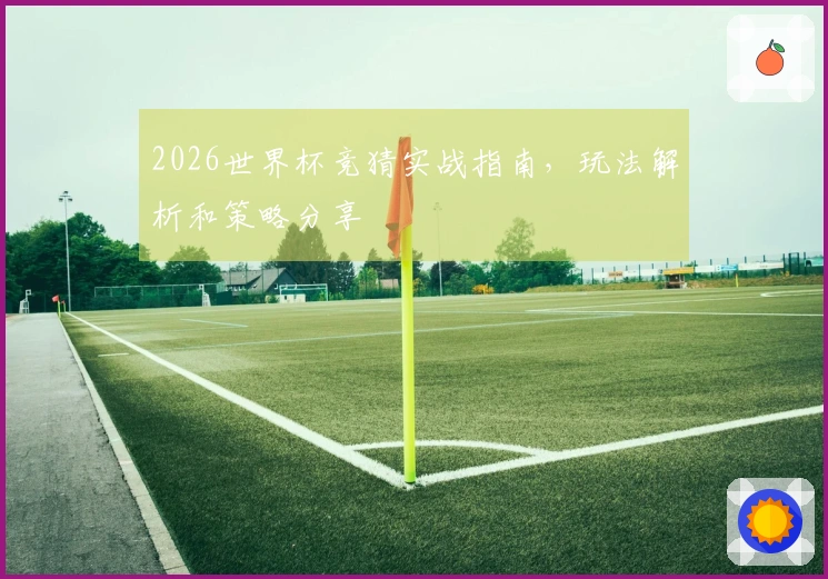 2026世界杯竞猜实战指南，玩法解析和策略分享