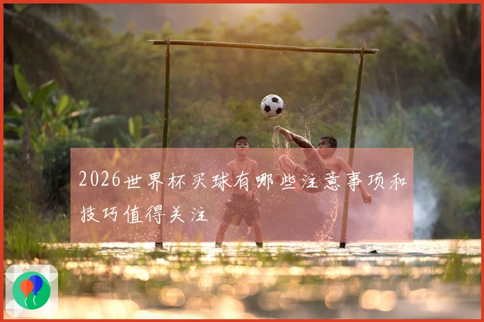 2026世界杯买球有哪些注意事项和技巧值得关注